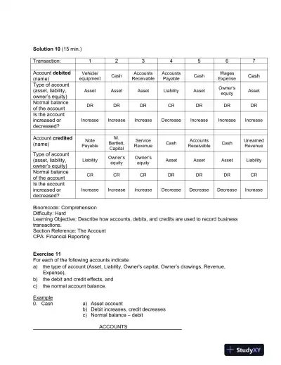 Accounting Principles, Volume 1, 7th Canadian Edition Test Bank - Page 15 preview image