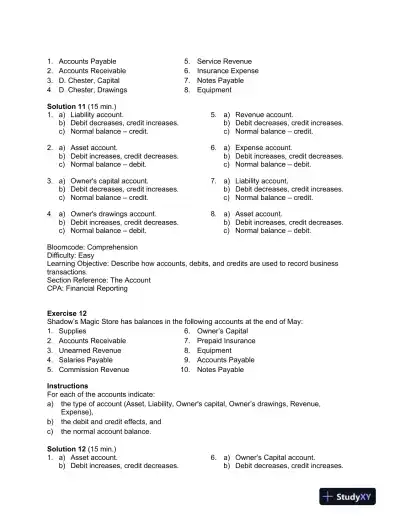 Accounting Principles, Volume 1, 7th Canadian Edition Test Bank - Page 16 preview image