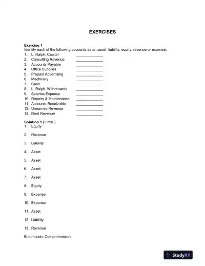 Accounting Principles, Volume 1, 7th Canadian Edition Test Bank - Page 3 preview image