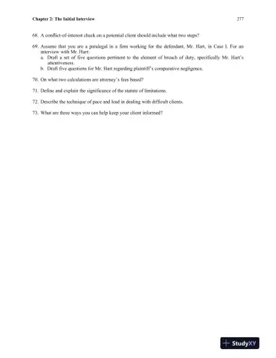 Test Bank for The Litigation Paralegal: A Systems Approach , 6th Edition - Page 14 preview image