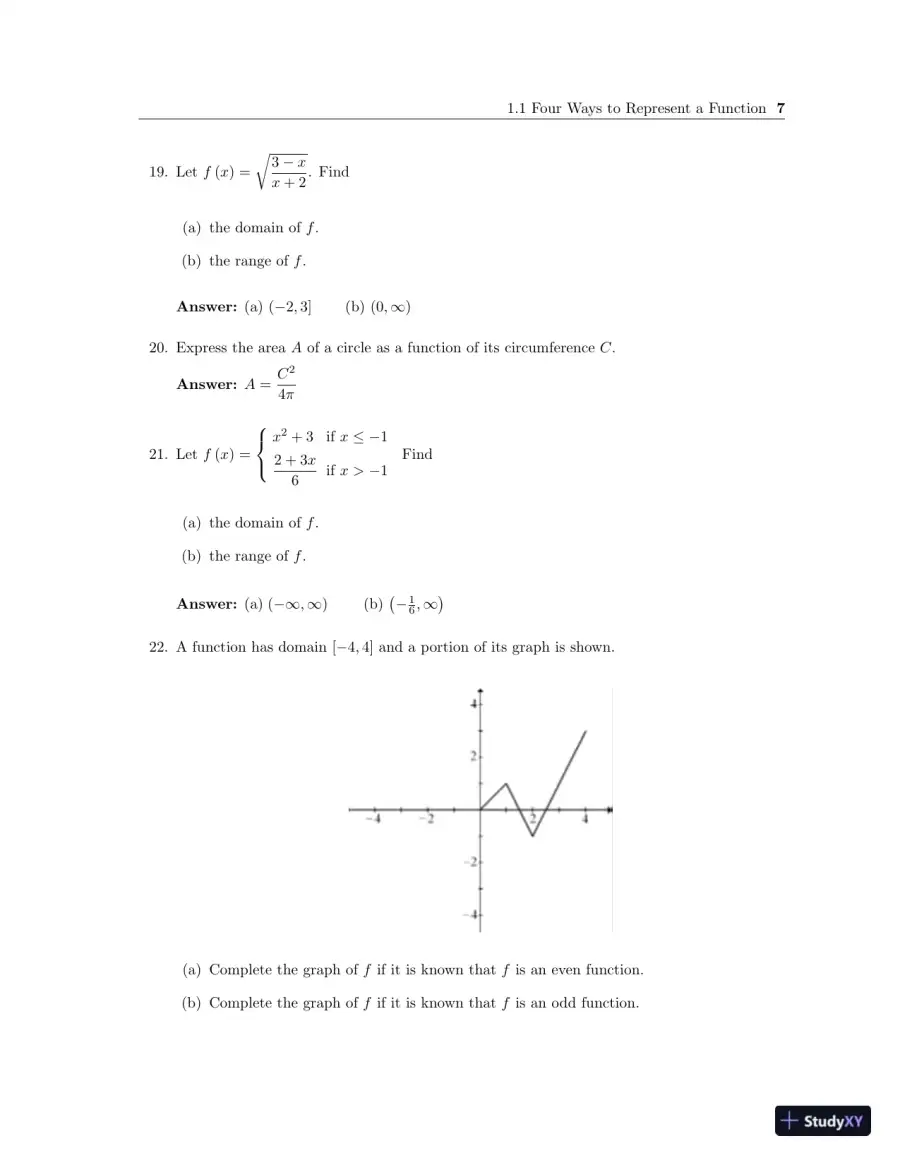 Test Bank for Calculus: Concepts and Contexts, Enhanced 4th Edition, page 15