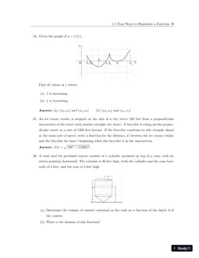 Test Bank for Calculus: Concepts and Contexts, Enhanced 4th Edition - Page 17 preview image