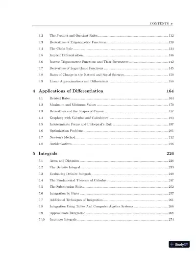 Test Bank for Calculus: Concepts and Contexts, Enhanced 4th Edition - Page 5 preview image