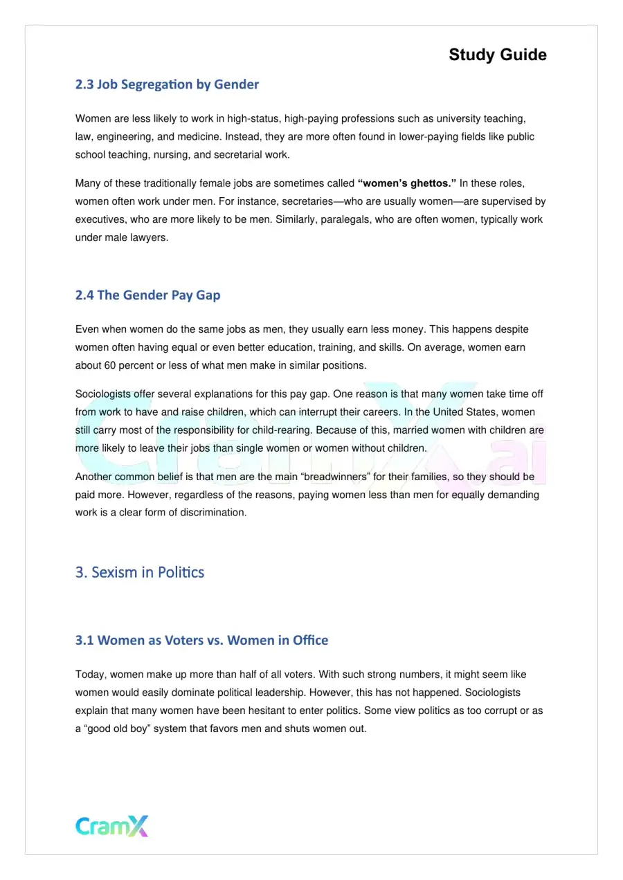 Sociology - Sex and Gender, page 3