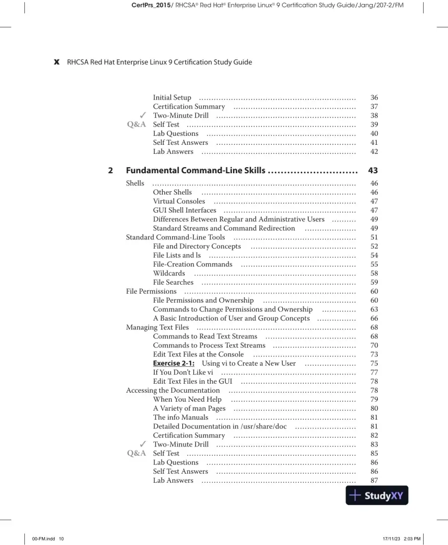 RHCSA Red Hat Enterprise Linux 9 Certification Study Guide EX200 (2023), page 12