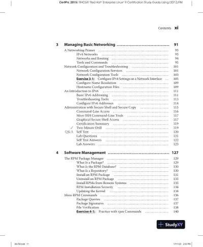 RHCSA Red Hat Enterprise Linux 9 Certification Study Guide EX200 (2023) - Page 13 preview image