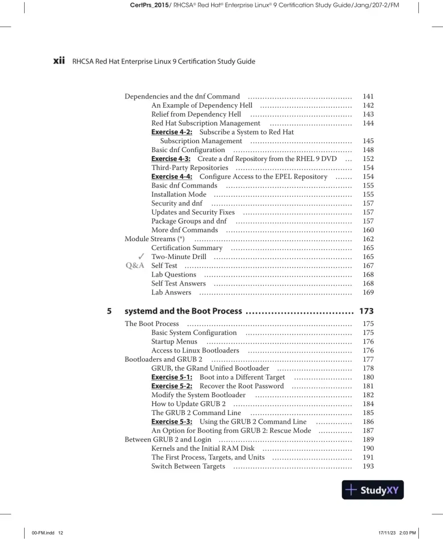 RHCSA Red Hat Enterprise Linux 9 Certification Study Guide EX200 (2023), page 14