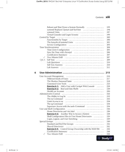 RHCSA Red Hat Enterprise Linux 9 Certification Study Guide EX200 (2023) - Page 15 preview image
