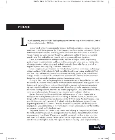 RHCSA Red Hat Enterprise Linux 9 Certification Study Guide EX200 (2023) - Page 23 preview image