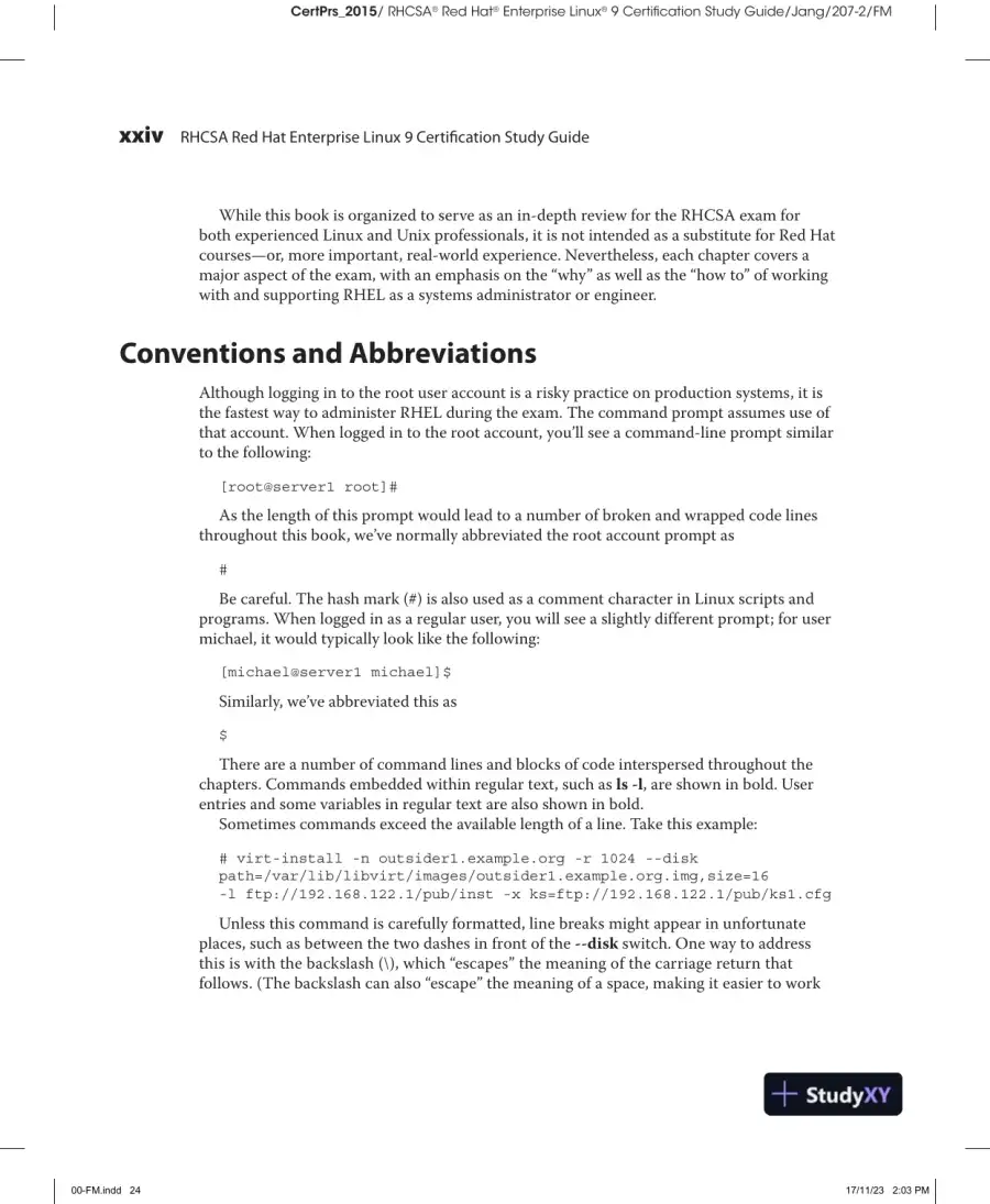 RHCSA Red Hat Enterprise Linux 9 Certification Study Guide EX200 (2023), page 26