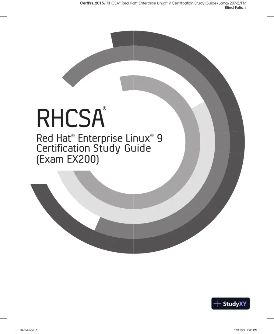 RHCSA Red Hat Enterprise Linux 9 Certification Study Guide EX200 (2023), page 3