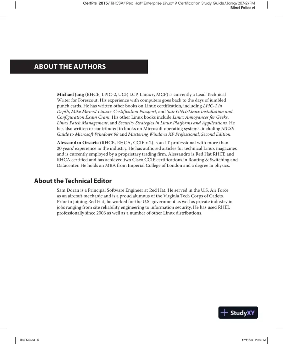RHCSA Red Hat Enterprise Linux 9 Certification Study Guide EX200 (2023), page 8