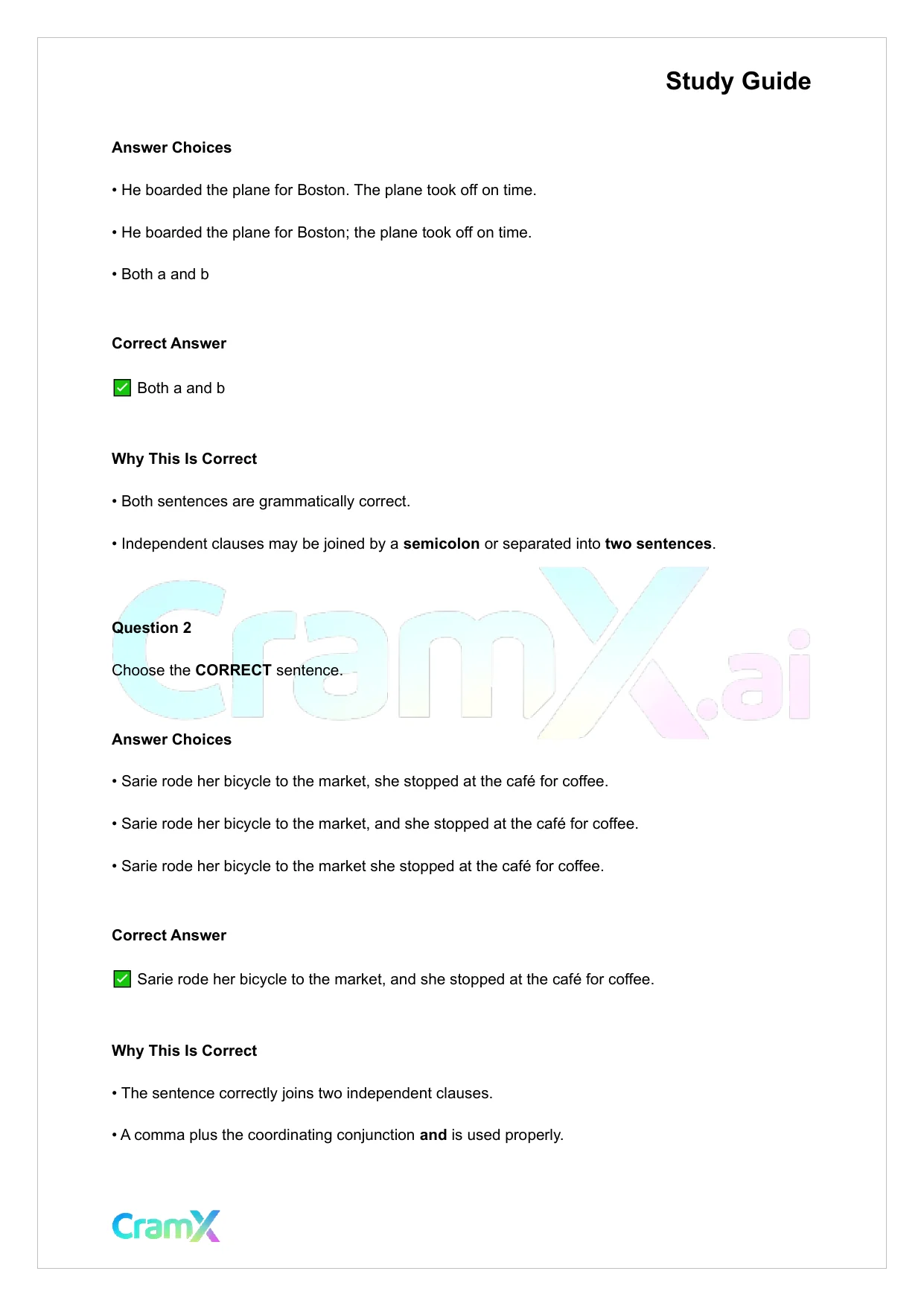 Grammar - Common Sentence Errors - Page 6 preview image
