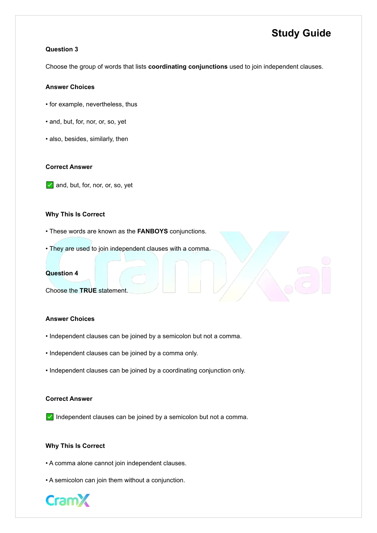 Grammar - Common Sentence Errors - Page 7 preview image