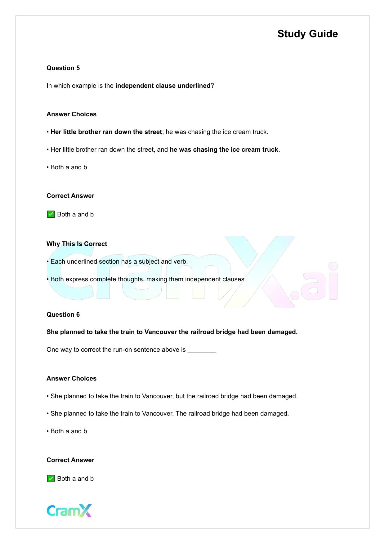 Grammar - Common Sentence Errors - Page 8 preview image