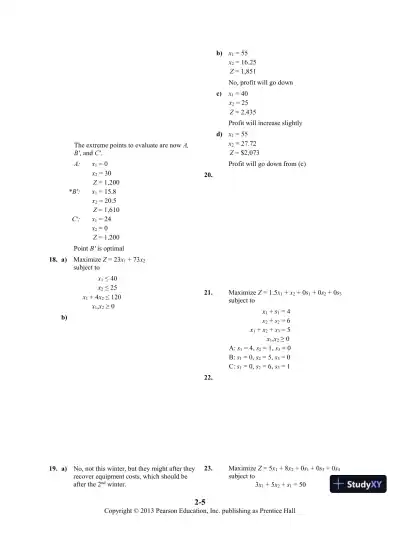 Solution Manual For Introduction To Management Science, 11th Edition - Page 13 preview image