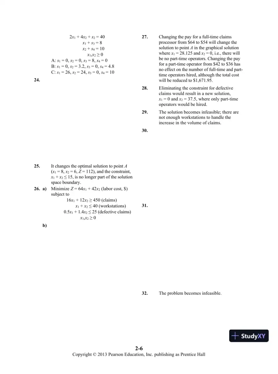 Solution Manual For Introduction To Management Science, 11th Edition, page 14