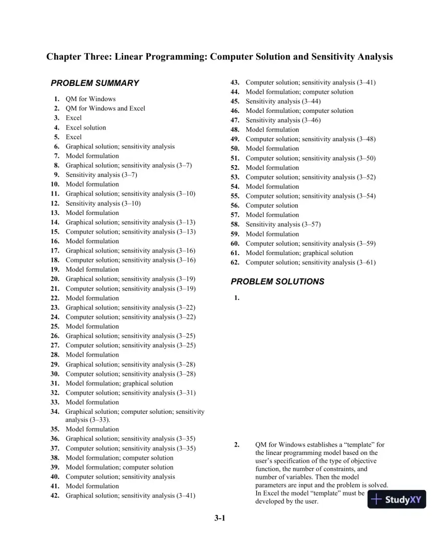 Solution Manual For Introduction To Management Science, 11th Edition, page 24