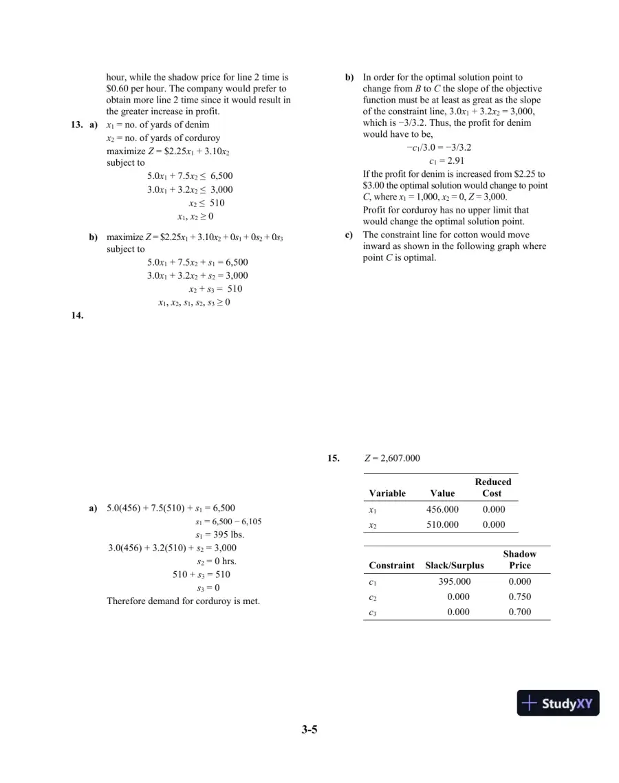 Solution Manual For Introduction To Management Science, 11th Edition, page 28