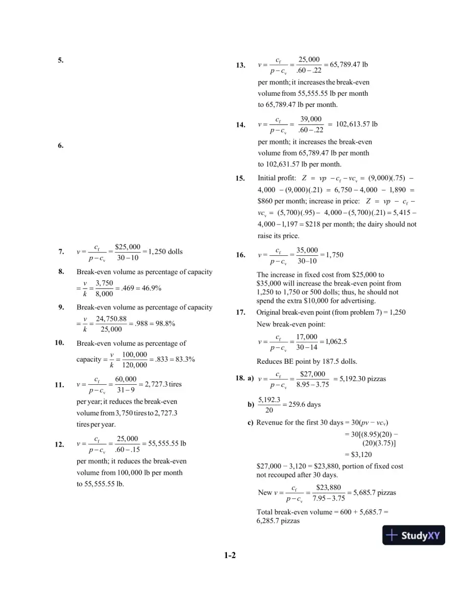 Solution Manual For Introduction To Management Science, 11th Edition, page 3