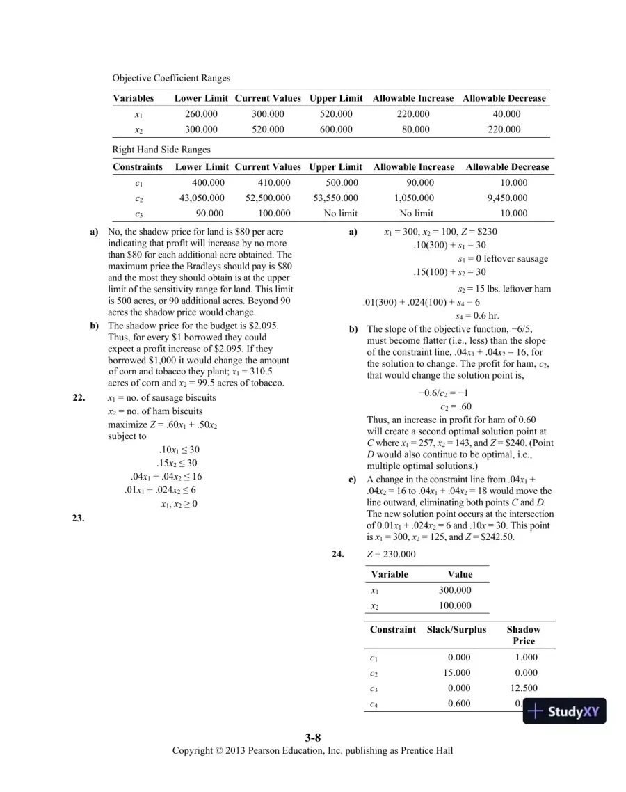 Solution Manual For Introduction To Management Science, 11th Edition, page 31
