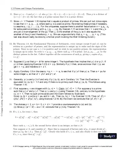 Abstract Algebra : An Introduction, 3rd Edition Solution Manual - Page 10 preview image