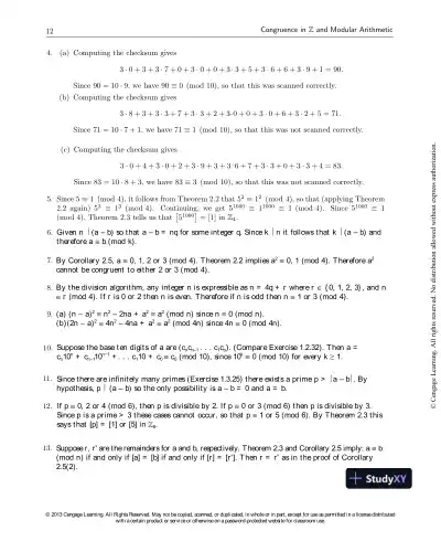 Abstract Algebra : An Introduction, 3rd Edition Solution Manual - Page 15 preview image