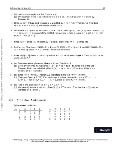 Abstract Algebra : An Introduction, 3rd Edition Solution Manual - Page 16 preview image