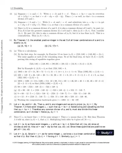 Abstract Algebra : An Introduction, 3rd Edition Solution Manual - Page 6 preview image