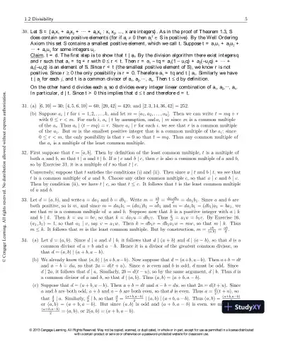 Abstract Algebra : An Introduction, 3rd Edition Solution Manual - Page 8 preview image