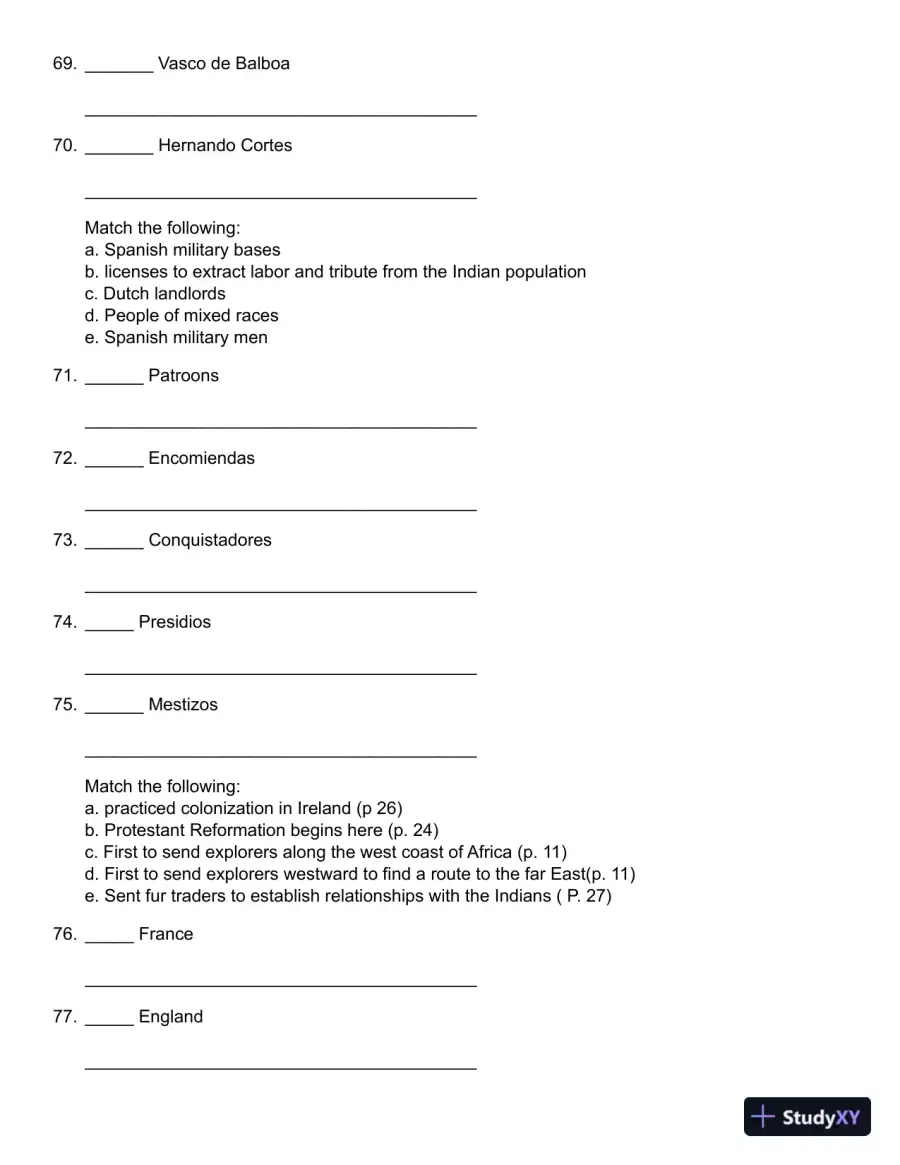 American History: A Survey 12th Edition Test Bank, page 13