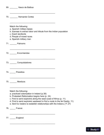 American History: A Survey 12th Edition Test Bank - Page 13 preview image