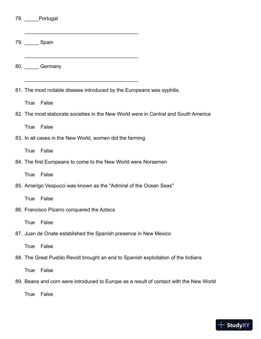 American History: A Survey 12th Edition Test Bank, page 14