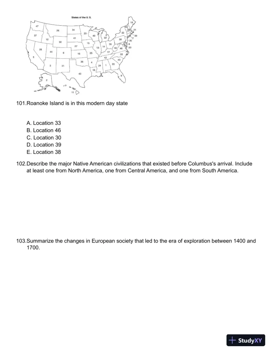 American History: A Survey 12th Edition Test Bank, page 16