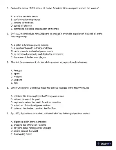 American History: A Survey 12th Edition Test Bank - Page 3 preview image