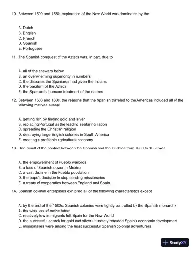 American History: A Survey 12th Edition Test Bank - Page 4 preview image