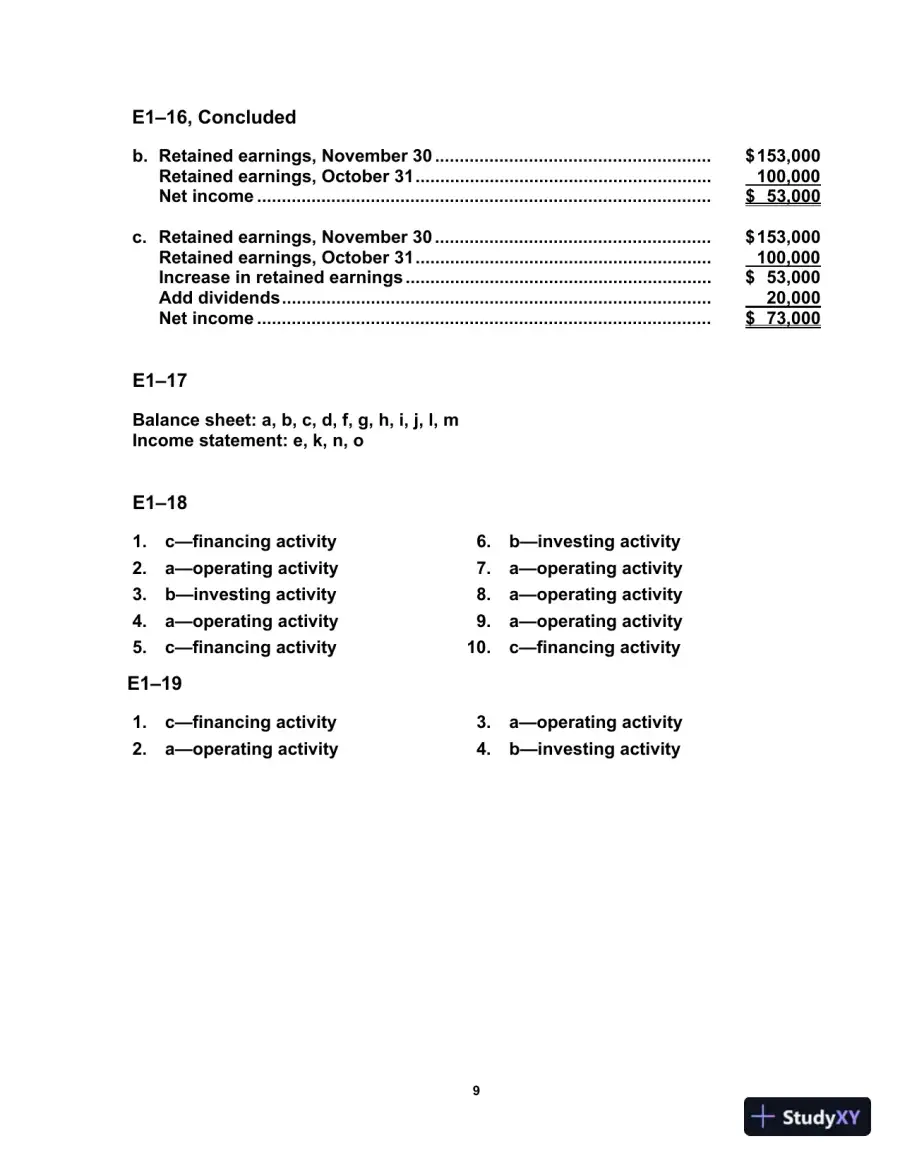 Solution Manual For Survey of Accounting Accounting, 8th Edition, page 10