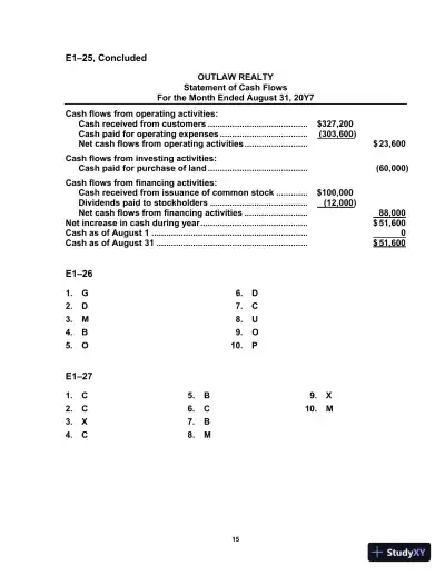 Solution Manual For Survey of Accounting Accounting, 8th Edition - Page 16 preview image