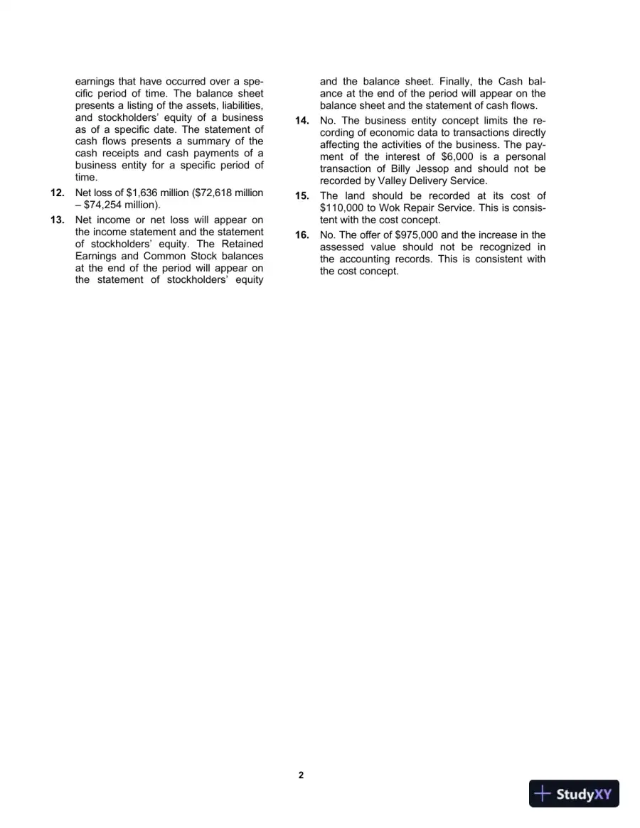 Solution Manual For Survey of Accounting Accounting, 8th Edition, page 3