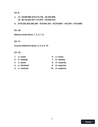 Solution Manual For Survey of Accounting Accounting, 8th Edition - Page 6 preview image