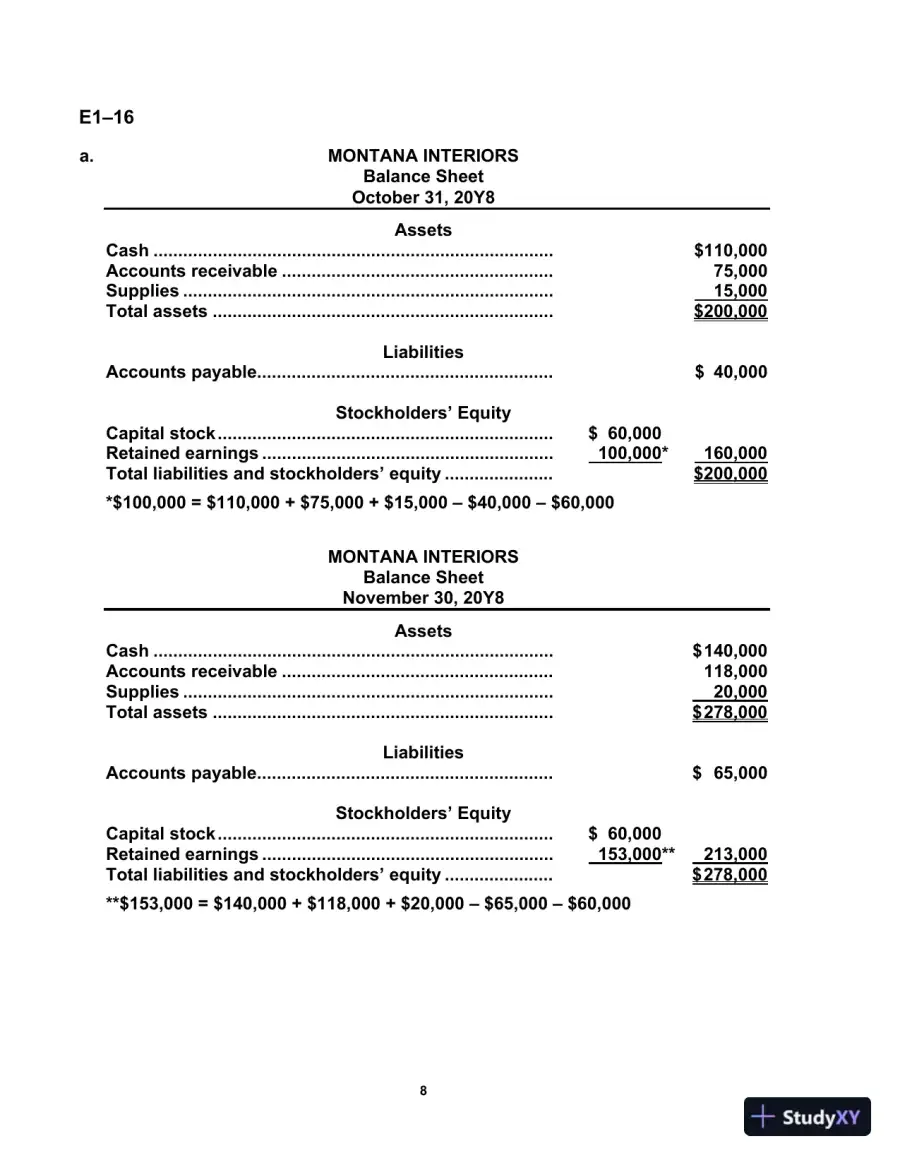Solution Manual For Survey of Accounting Accounting, 8th Edition, page 9