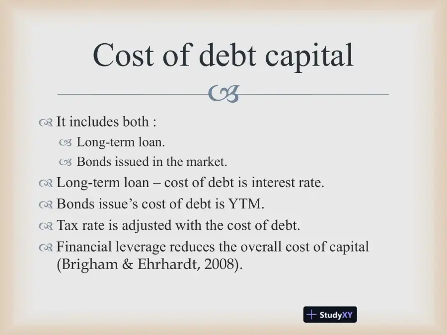 Cost Of Capital, page 4