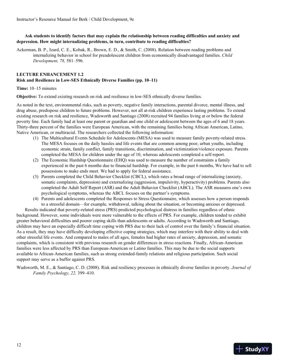 Lecture Notes for Child Development, 9th Edition, page 24