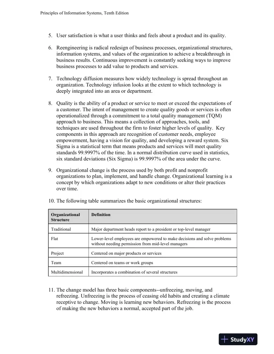 Principles Of Information Systems, 10th Edition Solution Manual, page 13