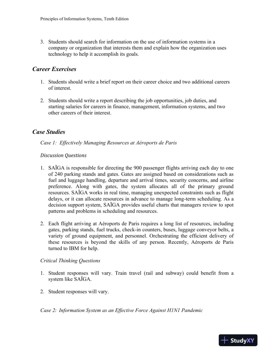 Principles Of Information Systems, 10th Edition Solution Manual, page 8