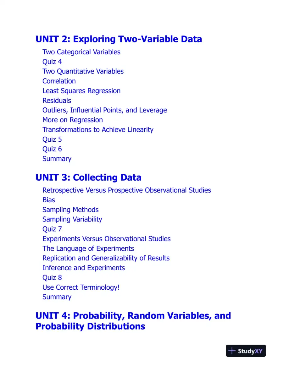 AP Statistics Premium, 2025: Prep Book with 9 Practice Tests + Comprehensive Review (2025), page 11