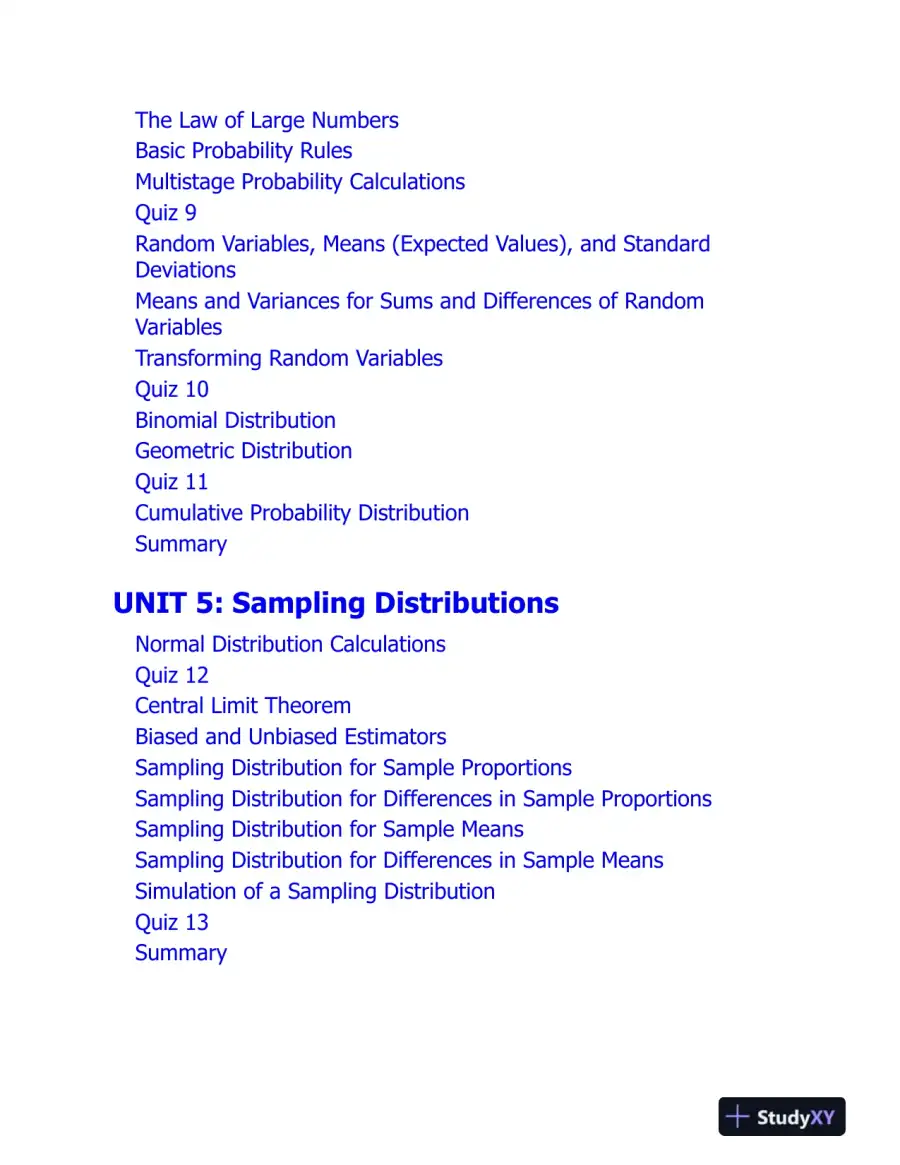 AP Statistics Premium, 2025: Prep Book with 9 Practice Tests + Comprehensive Review (2025), page 12