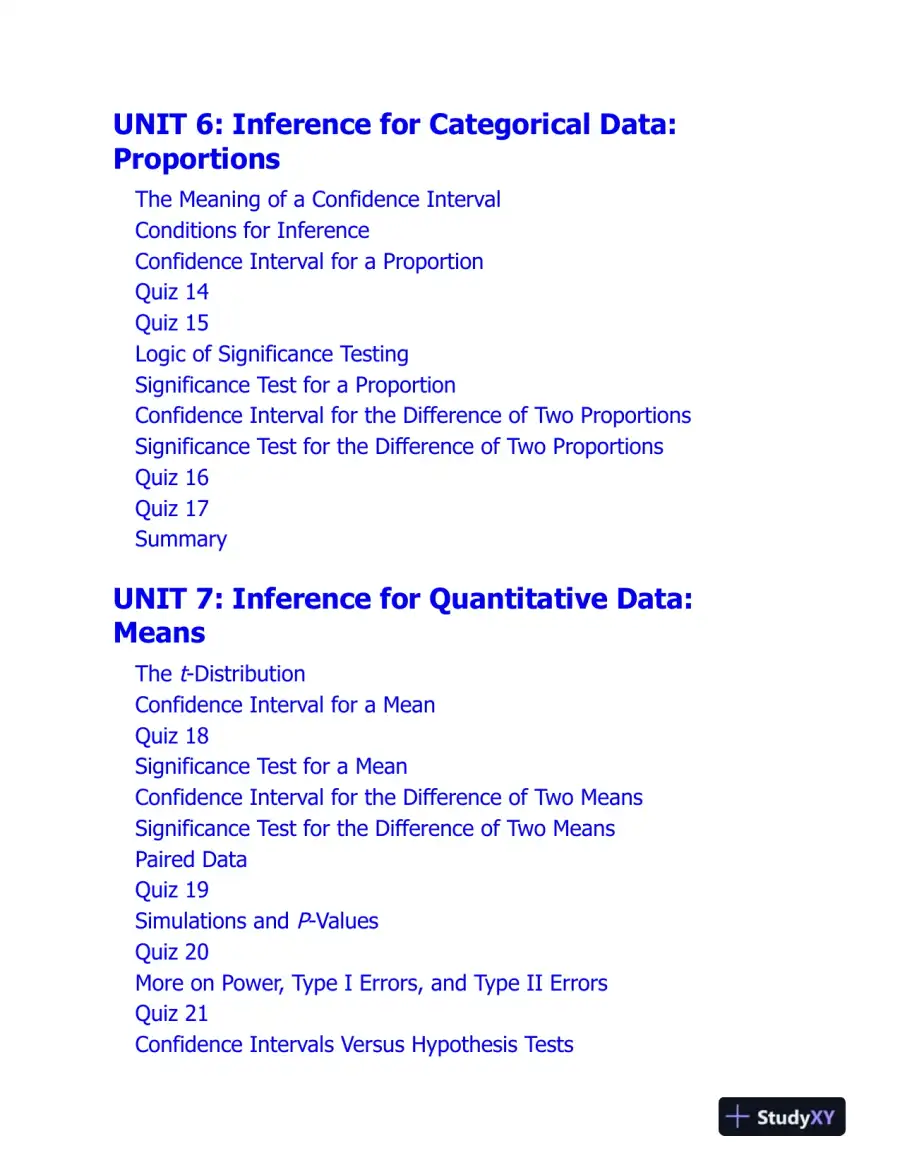 AP Statistics Premium, 2025: Prep Book with 9 Practice Tests + Comprehensive Review (2025), page 13