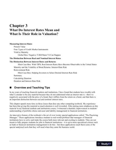 Financial Markets and Institutions, 7th Edition Solution Manual - Page 12 preview image