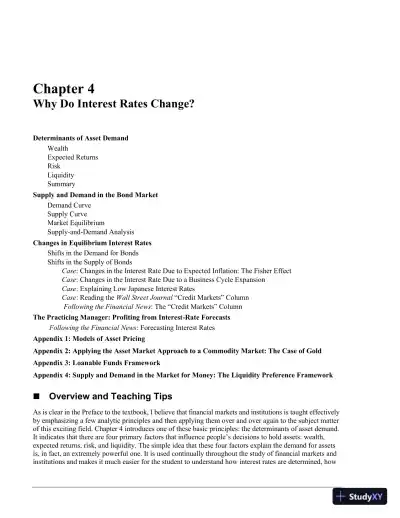 Financial Markets and Institutions, 7th Edition Solution Manual - Page 18 preview image